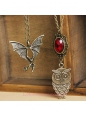 Gothic Fashion Vintage Owl Bat Multilayer Lolita Sweater Chain