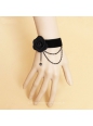 Fashion Velvet Ribbon Flower Lolita Bracelet