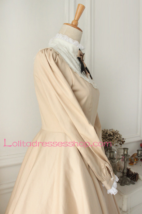 Castle Girl Champagne Vintage Classic Lolita Dress