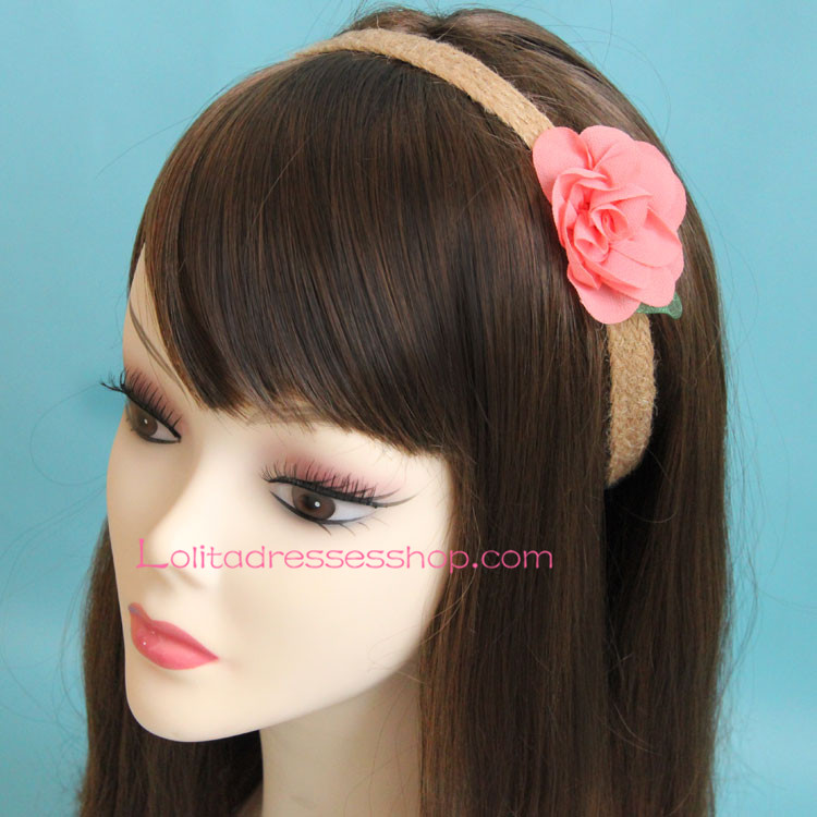 Lolita Headdress Bohemian Seaside Tourist Flowers Headband