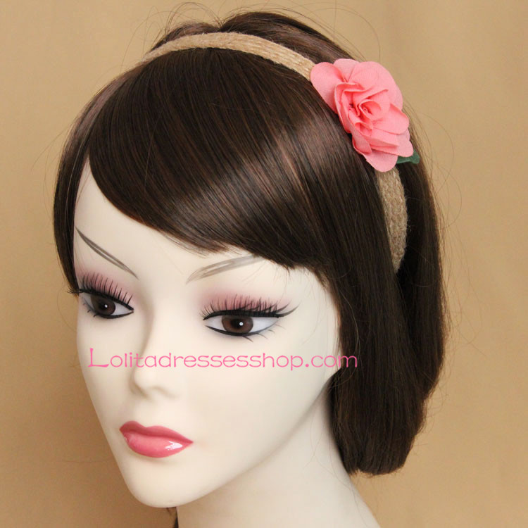 Lolita Headdress Bohemian Seaside Tourist Flowers Headband