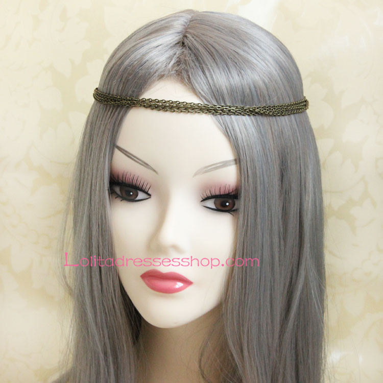 Lolita Headdress Vintage Bronzed Alloy Headband