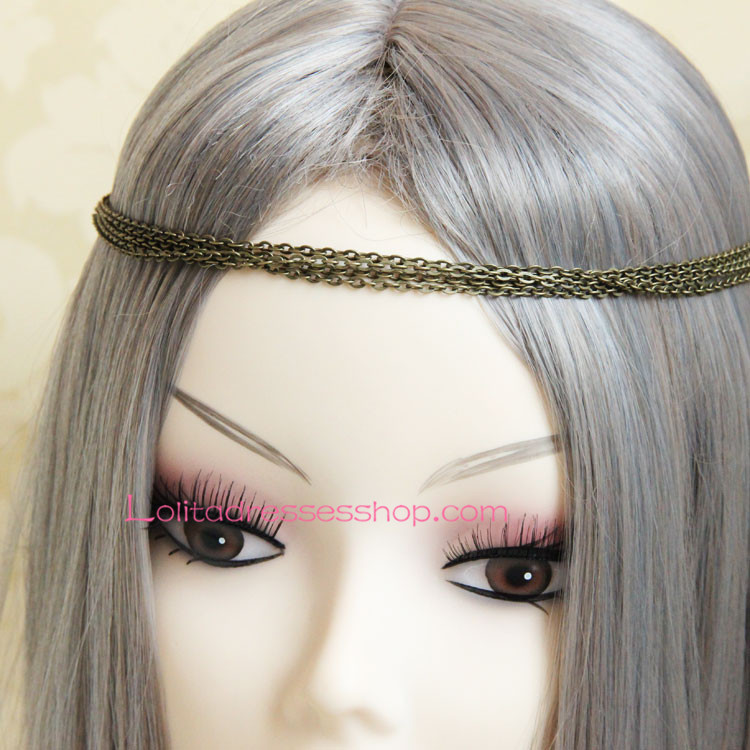 Lolita Headdress Vintage Bronzed Alloy Headband