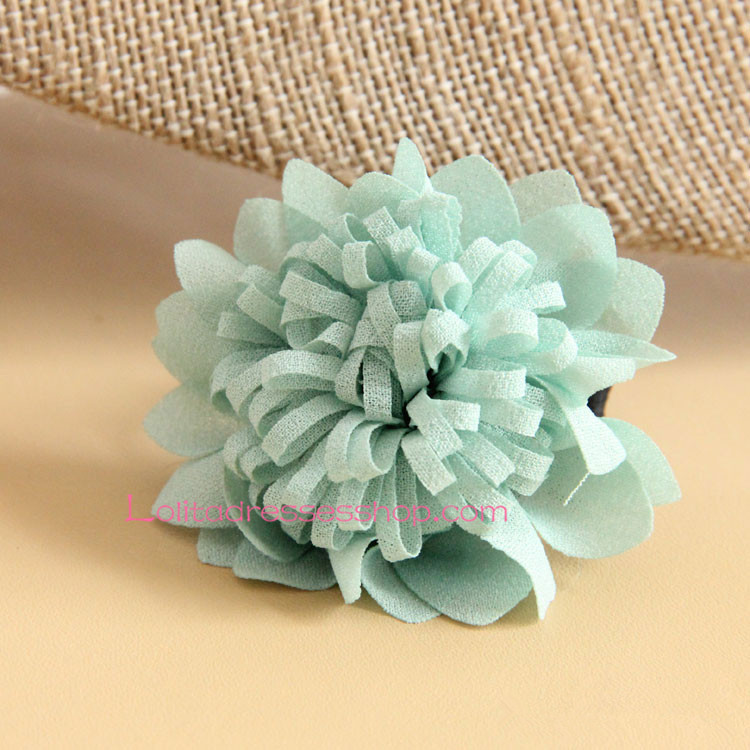 Lolita Headdress Small Fresh Green Flower Hair Rope