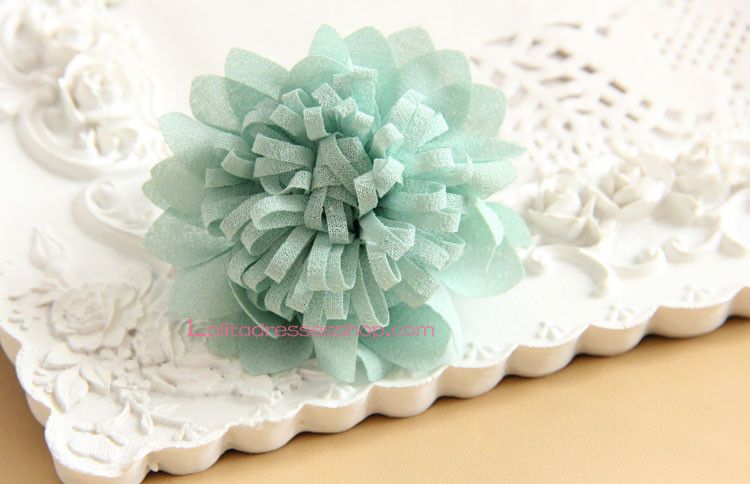 Lolita Headdress Small Fresh Green Flower Hair Rope