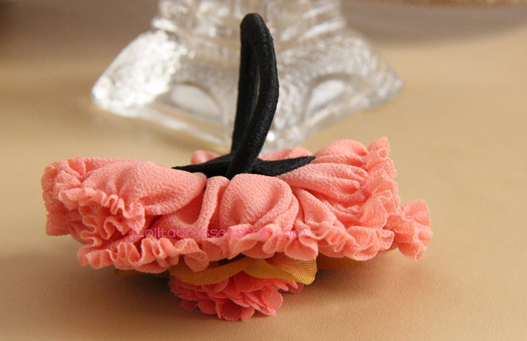 Lolita Headdress Sweet Big Flower Seaside Hair Rope