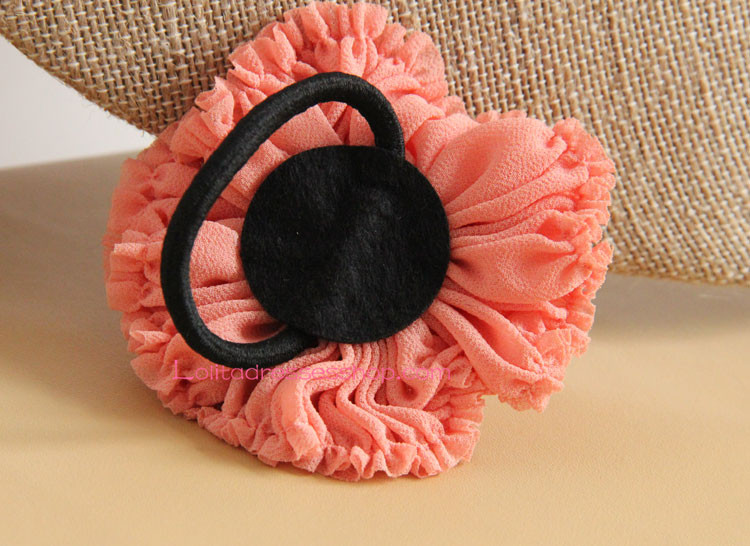 Lolita Headdress Sweet Big Flower Seaside Hair Rope