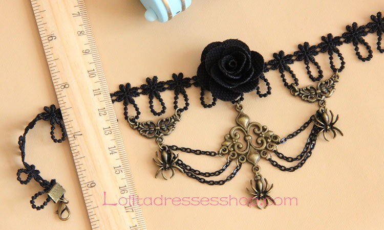 Vampire Spider Vintage Lolita Necklace