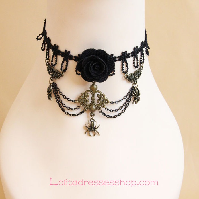 Vampire Spider Vintage Lolita Necklace