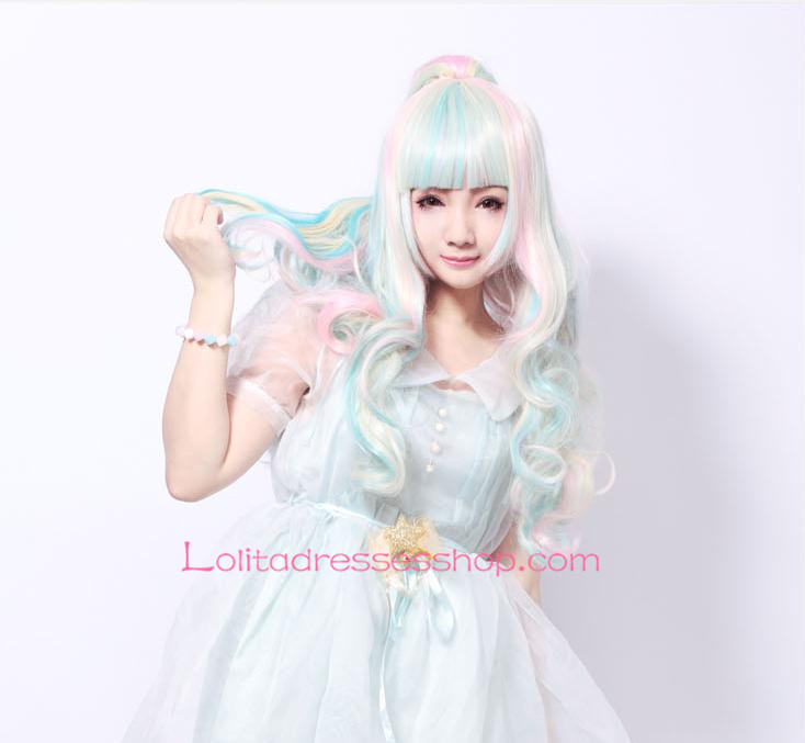 Lolita Ice Cream Long Maid Cute Cosplay Wig