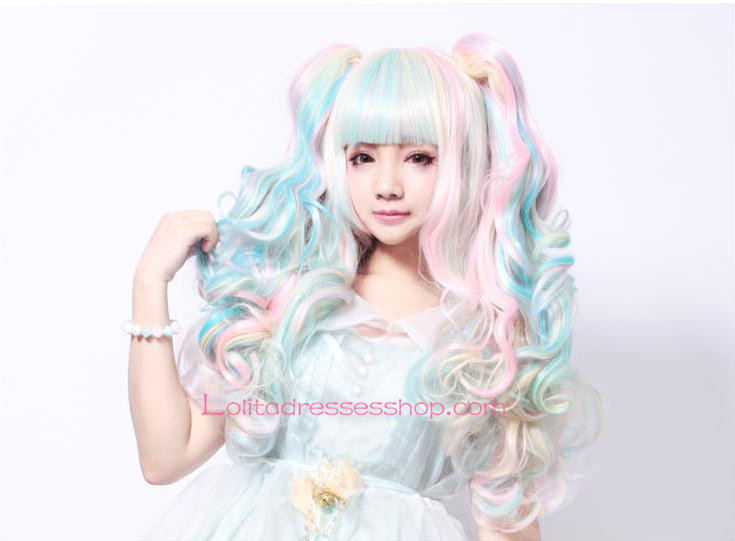 Lolita Ice Cream Long Maid Cute Cosplay Wig