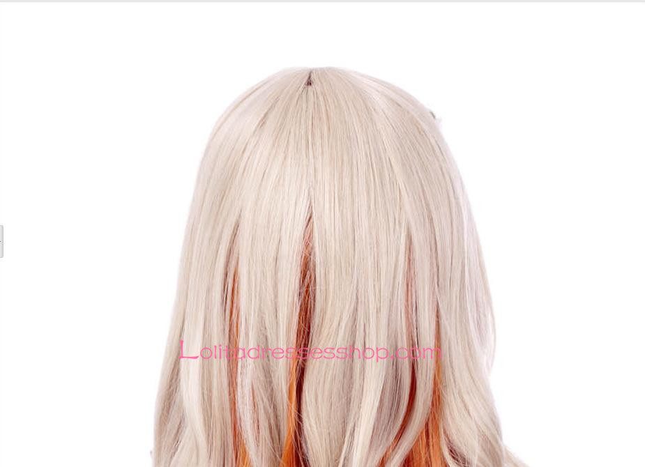 Lolita Wheaten and Orange Mixed Color Maid Cute Cosplay Wig