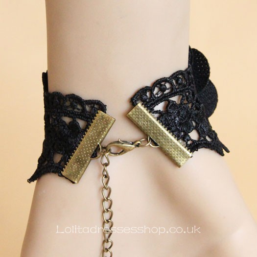 Gothic Rozen Bronze Butterfly Lolita Bracelet