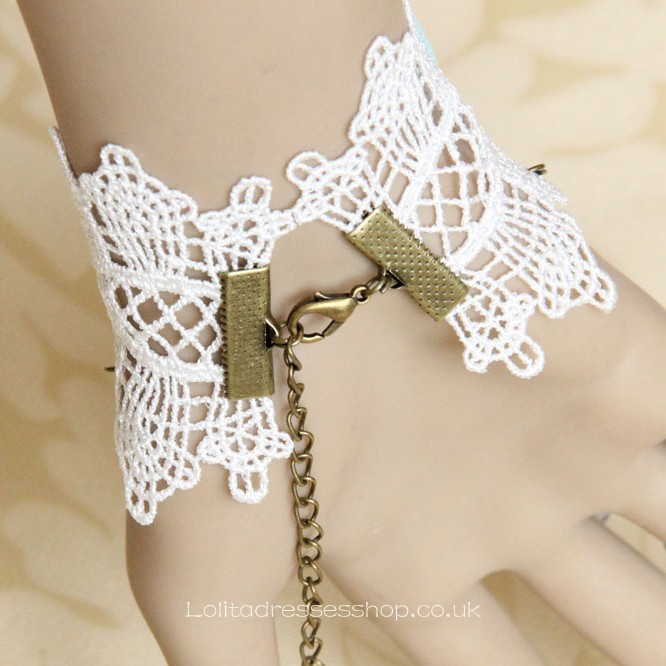 Small Fresh Sweet Pearls Lace Lolita Bracelet