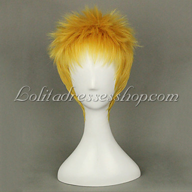 Attack on Titan Reiner Braun Yellow Anime Cosplay Wig