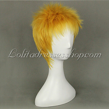 Attack on Titan Reiner Braun Yellow Anime Cosplay Wig