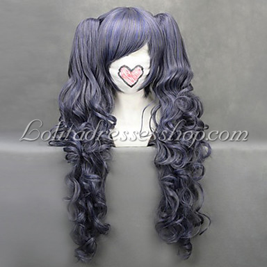 Black 70cm ASH-Ciel Phantomhive Nylon Cosplay Wig