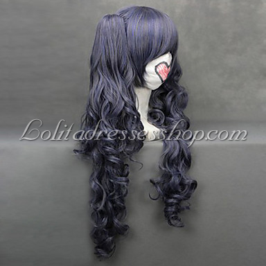 Black 70cm ASH-Ciel Phantomhive Nylon Cosplay Wig
