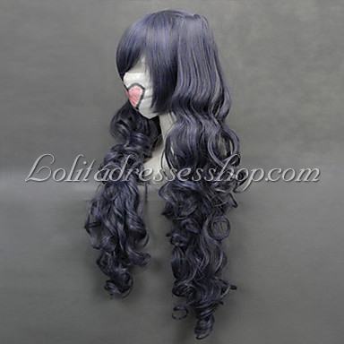 Black 70cm ASH-Ciel Phantomhive Nylon Cosplay Wig
