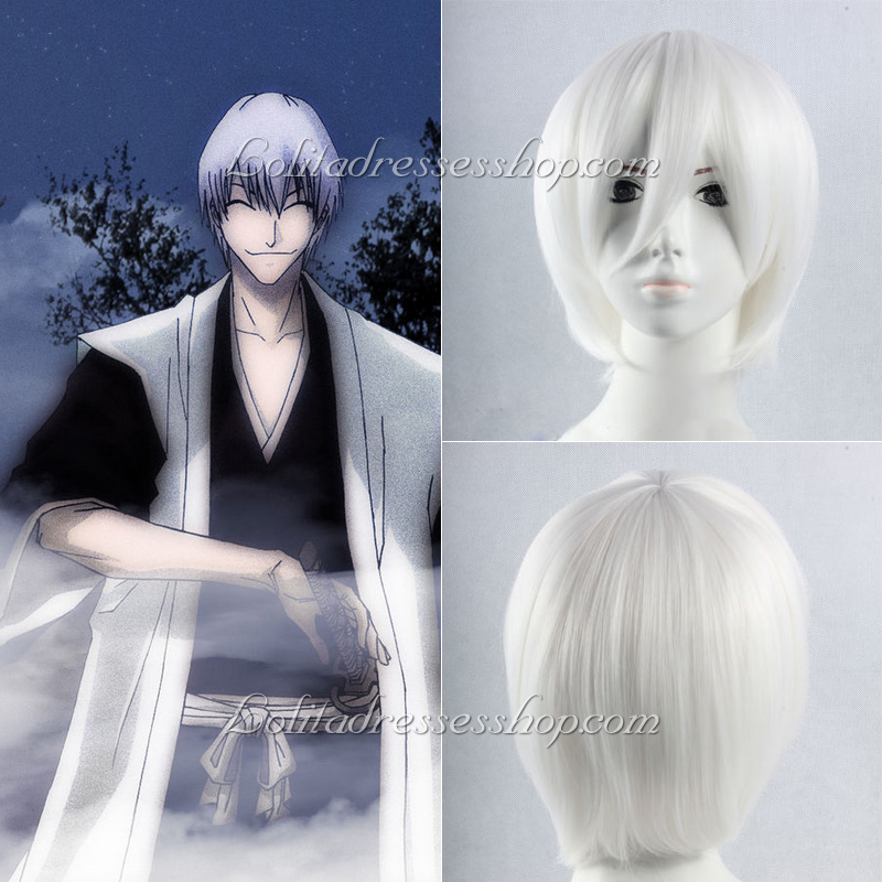 Bleach 3rd Division Captain Gin Ichimaru Cosplay Wig