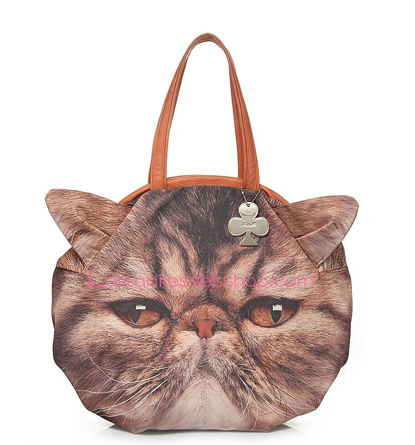 Cute Cat Printed Lolita Shoulder Bag Handbag