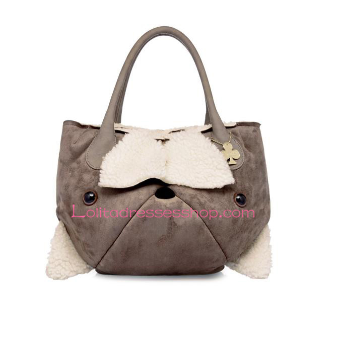 Grey Bear Lolita Sweet Vintage Handbag