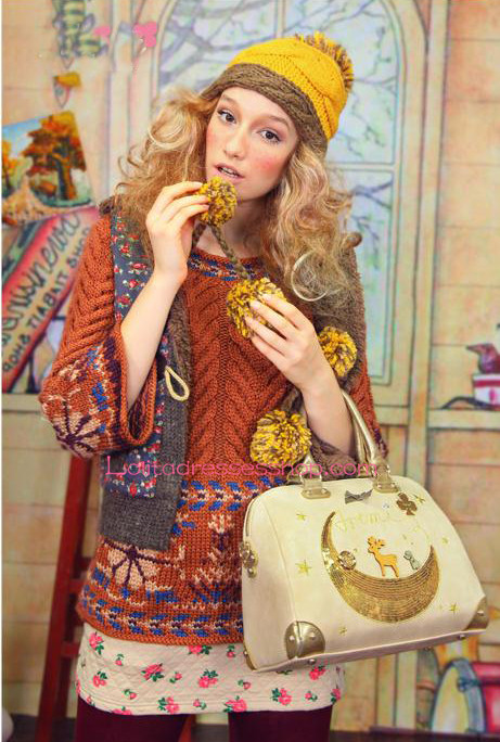 Sweet Fashion Hit Color Crossbody Lolita Bags