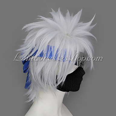White Naruto Hatake Kakashi Cosplay Wig