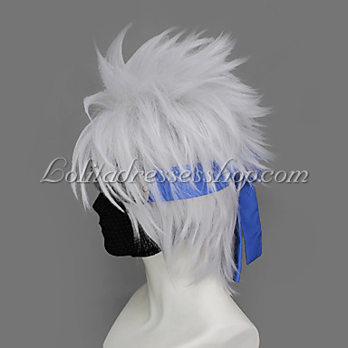 White Naruto Hatake Kakashi Cosplay Wig