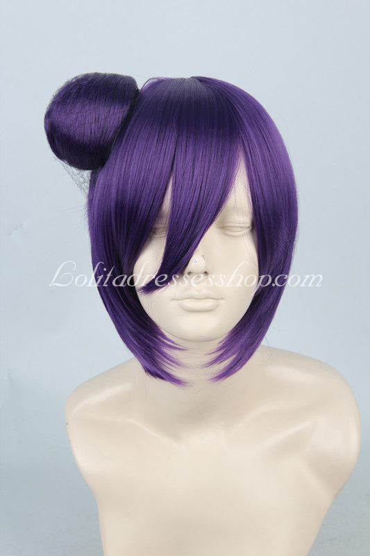 Naruto Konan Purple Cosplay Wig