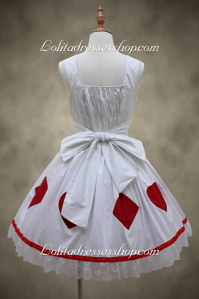 Elegant Princess White Heart Sweet Lolita Dress