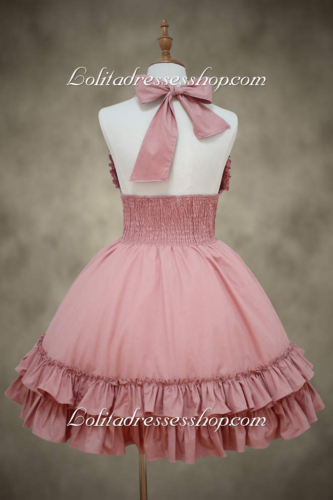 Beautiful Ladies Pink Straps Sweet Lolita Dress