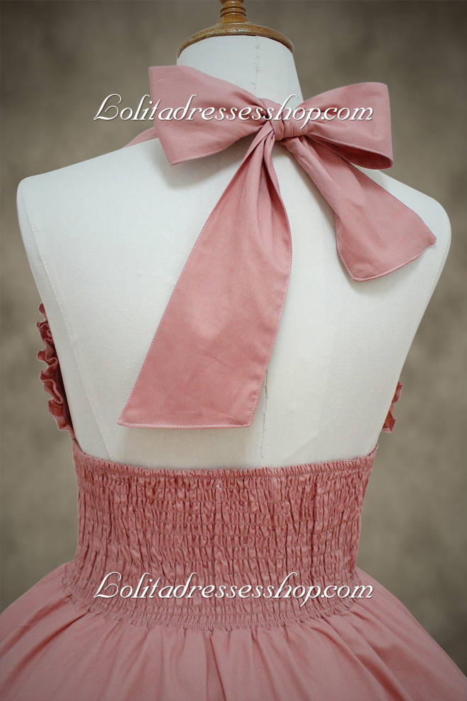 Beautiful Ladies Pink Straps Sweet Lolita Dress