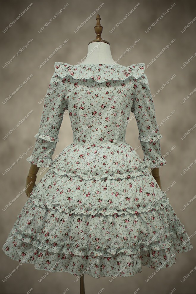 Cute Idyllic Floral Sweet Lolita Dress