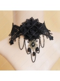 Gorgeous Palace Vintage Black Lace Lolita Necklace