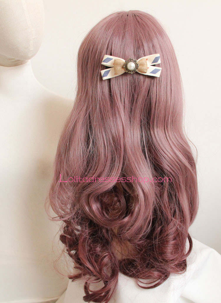 Sweet Pearl Bowknot Lolita Headdress Barrette