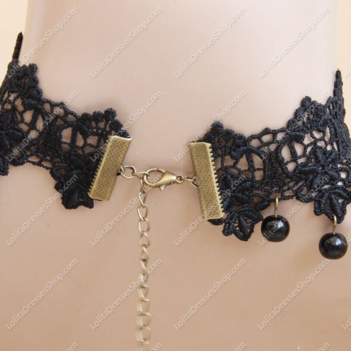 Fashion Party Short Black Lolita Necklace