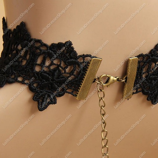 Fashion Black Lace Lolita Necklace