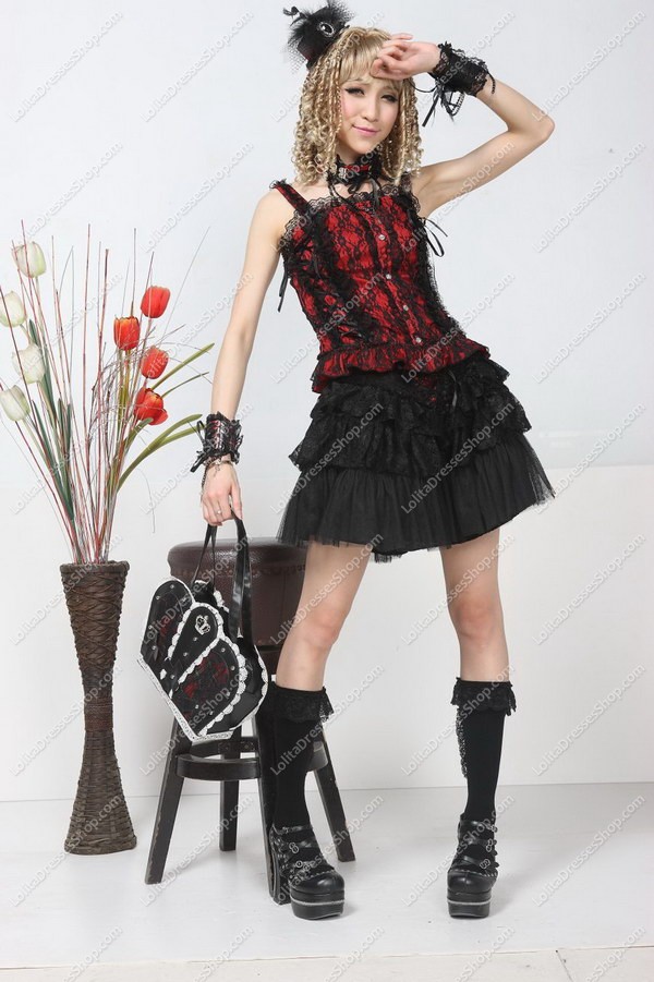 Plain Black Sweet Princess Lolita Skirt
