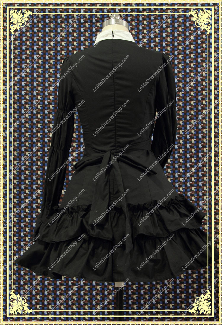 Classic Black Slim Sweet Lolita Dress