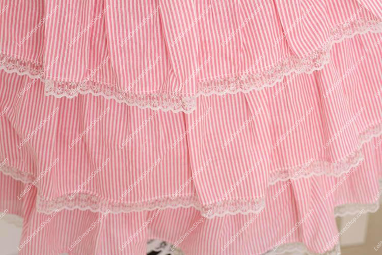 Pink Ladies Big Bowknot Sweet Lolita Dress