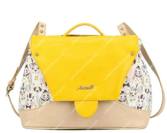 Yellow Sweet Mixed Colors Clamshell Fashion Lolita Bags