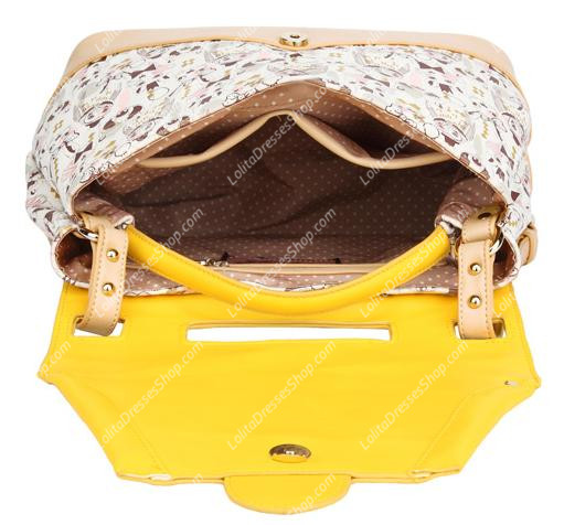 Yellow Sweet Mixed Colors Clamshell Fashion Lolita Bags