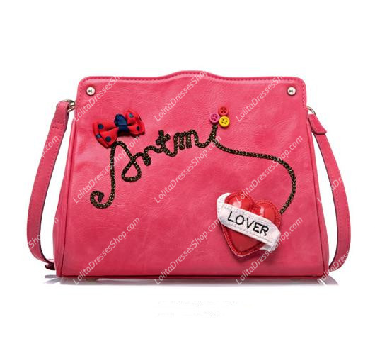 Sweet Bowknot and Heart Lolita Bag