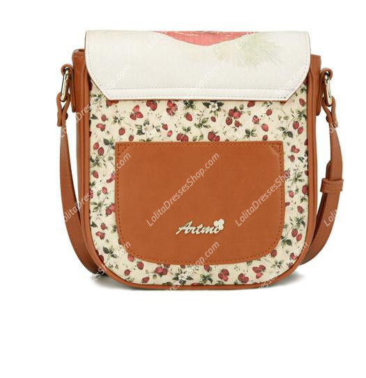 Sweet Brown Floral Vintage Lolita Bag