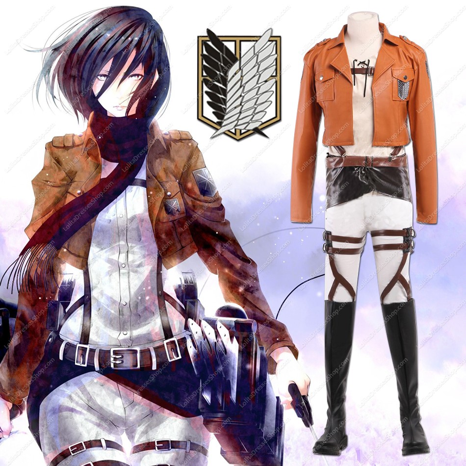 Attack on Titan Shingeki no Kyojin \"Wings of Freedom\" Scouting Legion Cosplay Complete set (PU Leather)