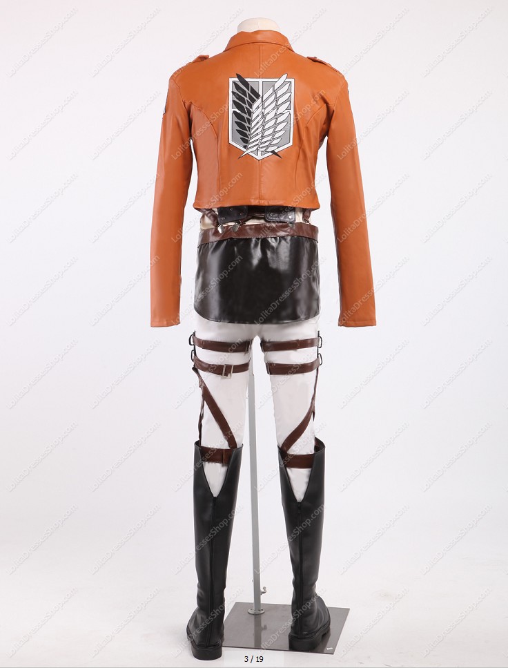 Attack on Titan Shingeki no Kyojin \"Wings of Freedom\" Scouting Legion Cosplay Complete set (PU Leather)