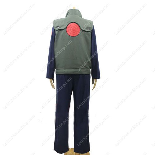 Naruto Konohagakure Jounin Hatake Kakashi Cosplay Costume