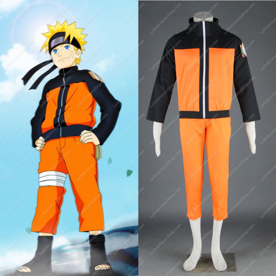 Naruto Shippuden Uzumaki Cosplay Costume