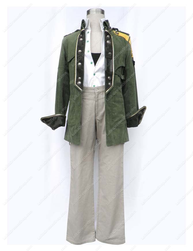 Final Fantasy Sazh Katzroy 8-piece Cosplay Costume